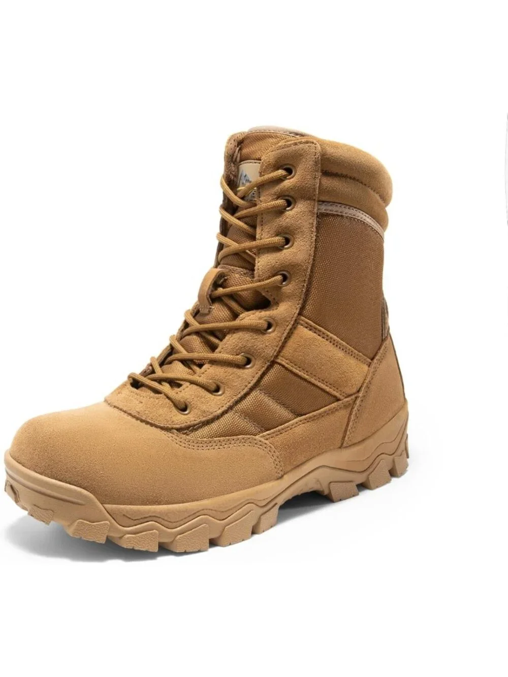 Men's Tactical Military Work Boots with Side Zipper | Durable, Waterproof